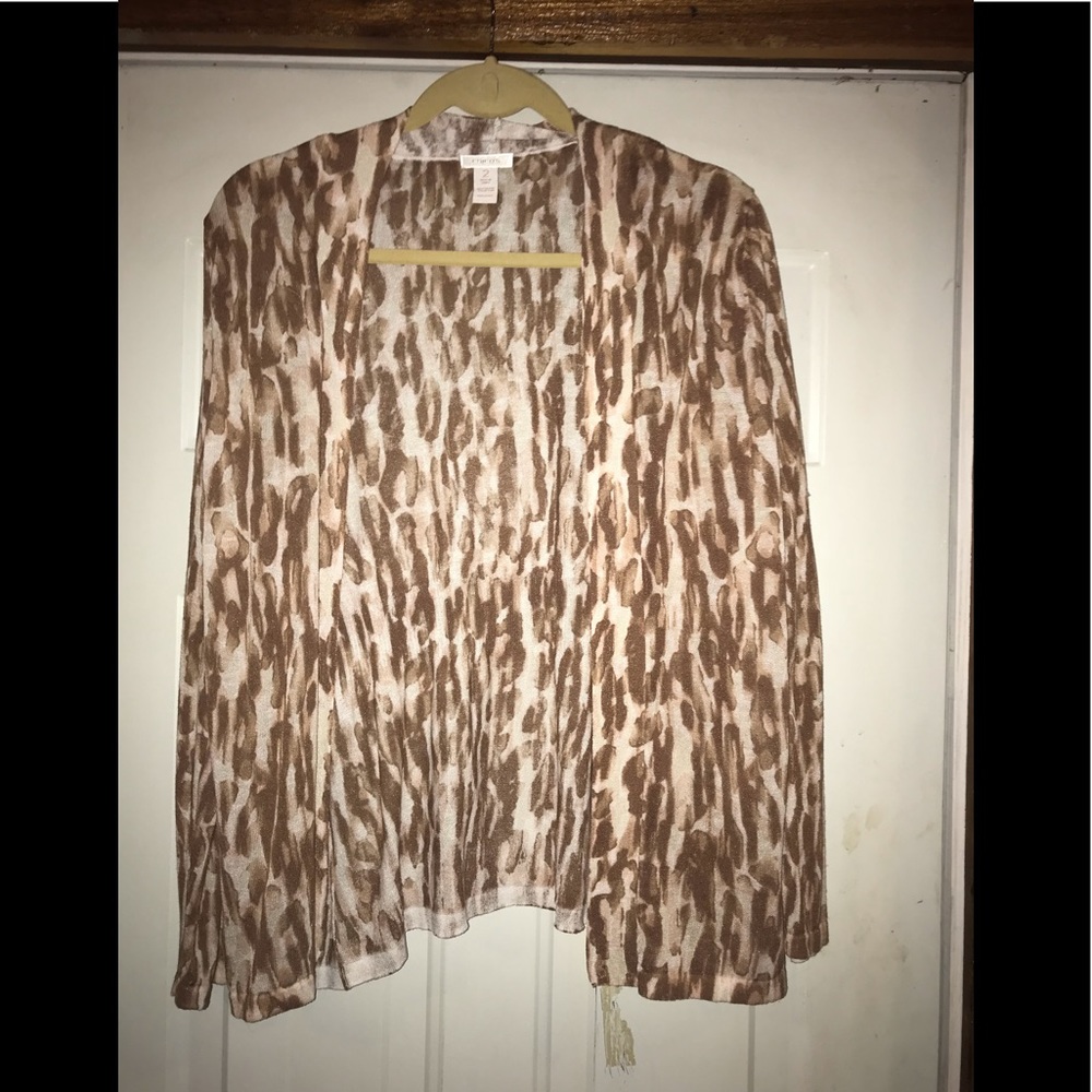 Beautiful Chicos cardigan sweater size 2 L